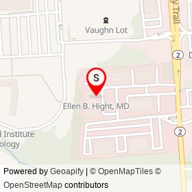 Ellen B. Hight, MD on South County Trail, East Greenwich Rhode Island - location map