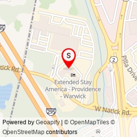Extended Stay America - Providence - Warwick on West Natick Road, West Warwick Rhode Island - location map
