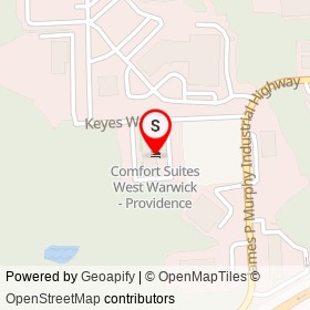 Comfort Suites West Warwick - Providence on Keyes Way, West Warwick Rhode Island - location map