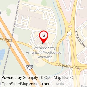 Extended Stay America - Providence - Warwick on West Natick Road, West Warwick Rhode Island - location map