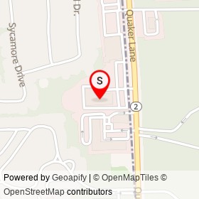 Balise Volkswagen on Quaker Lane, Crompton Rhode Island - location map