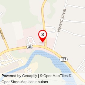Greenway Cycles on Fairview Avenue, Coventry Rhode Island - location map