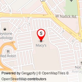 Macy's on West Natick Road,  Rhode Island - location map