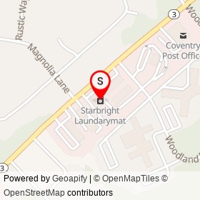 Starbright Laundarymat on Nooseneck Hill Road, Coventry Rhode Island - location map