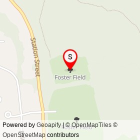 Foster Field on , Anthony Rhode Island - location map