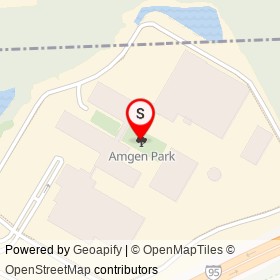 Amgen Park on , West Greenwich Rhode Island - location map