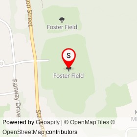 Foster Field on , Anthony Rhode Island - location map