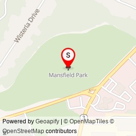 Mansfield Park on , Coventry Rhode Island - location map