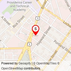 Empire Loan on Broad Street, Providence Rhode Island - location map