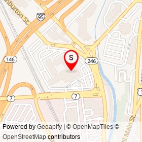 Providence Marriott Downtown on Orms Street, Providence Rhode Island - location map