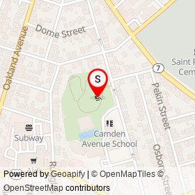 No Name Provided on Camden Avenue, Providence Rhode Island - location map