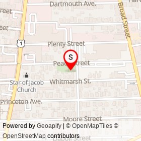 No Name Provided on Peace Street, Providence Rhode Island - location map