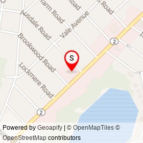 D'Angelos Sandwich Shop on Reservoir Avenue,  Rhode Island - location map