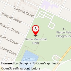 Pierce Memorial Field on ,  Rhode Island - location map