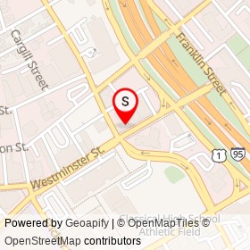 White Electric on Westminster Street, Providence Rhode Island - location map