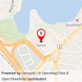 Sprint on Reservoir Avenue, Providence Rhode Island - location map