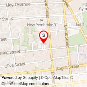 Spiritus Fermenti on Thayer Street, Providence Rhode Island - location map