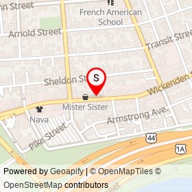 City Gardens Flower Shop on Wickenden Street, Providence Rhode Island - location map