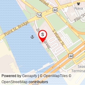 The Hot Club on South Water Street, Providence Rhode Island - location map