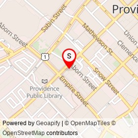 Birch on Washington Street, Providence Rhode Island - location map