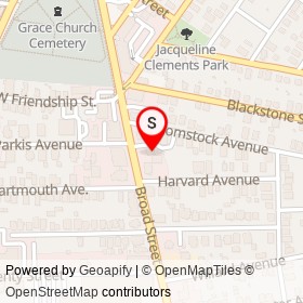 Casey Tattoo on Broad Street, Providence Rhode Island - location map