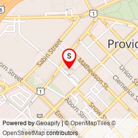 The Dean Hotel on Snow Street, Providence Rhode Island - location map