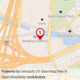 PacSun on Providence Place, Providence Rhode Island - location map