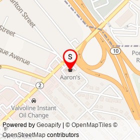 Aaron's on Reservoir Avenue,  Rhode Island - location map