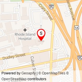 Hasbro Children's Hospital on Eddy Street, Providence Rhode Island - location map