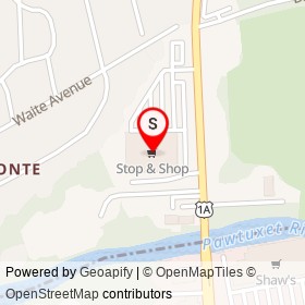 Stop & Shop on Warwick Avenue,  Rhode Island - location map