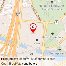 AT&T on Providence Place, Providence Rhode Island - location map