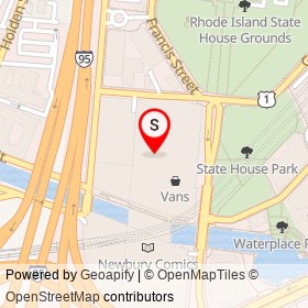 Gap on Providence Place, Providence Rhode Island - location map