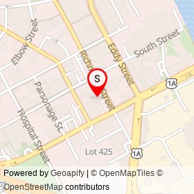 The Village on Richmond Street, Providence Rhode Island - location map