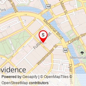 Santander on Exchange Street, Providence Rhode Island - location map