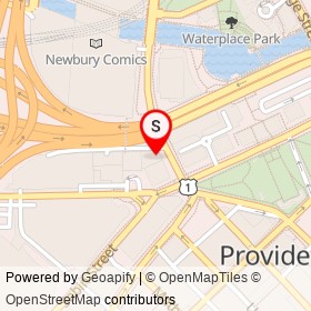 Fleming's Prime Steakhouse & Wine on West Exchange Street, Providence Rhode Island - location map