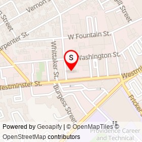 Pizza J on Battey Street, Providence Rhode Island - location map