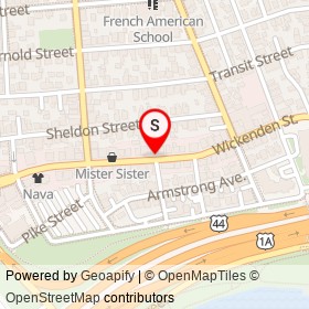 The Duck and Bunny on Wickenden Street, Providence Rhode Island - location map