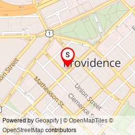 Tori Tomo on Washington Street, Providence Rhode Island - location map
