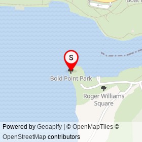 Bold Point Park on ,  Rhode Island - location map