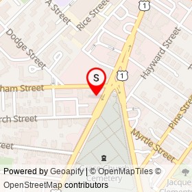 Shell on Elmwood Avenue, Providence Rhode Island - location map