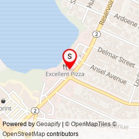 Gulf Express on Reservoir Avenue, Providence Rhode Island - location map