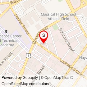 7-Eleven on Broad Street, Providence Rhode Island - location map