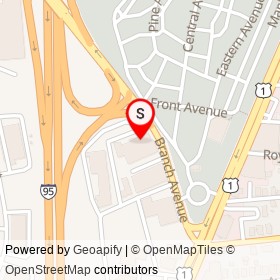 Benny's on Branch Avenue, Providence Rhode Island - location map