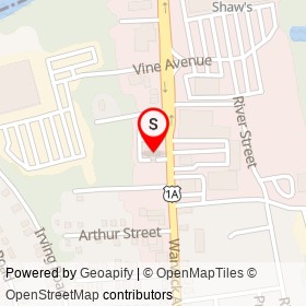 Pawtucket Credit Union on Warwick Avenue,  Rhode Island - location map