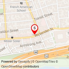 Pizza Pie-er on Wickenden Street, Providence Rhode Island - location map