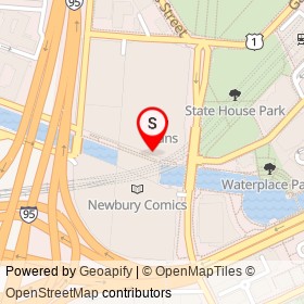 Providence Place Mall on Providence Place, Providence Rhode Island - location map