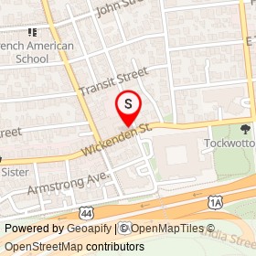 Gallery Belleau on Wickenden Street, Providence Rhode Island - location map
