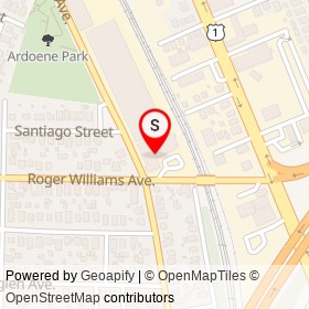 V-Mart on Narragansett Avenue, Providence Rhode Island - location map