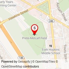 Prete-Metcalf Field on , Providence Rhode Island - location map