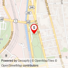 Roger Williams National Monument on , Providence Rhode Island - location map